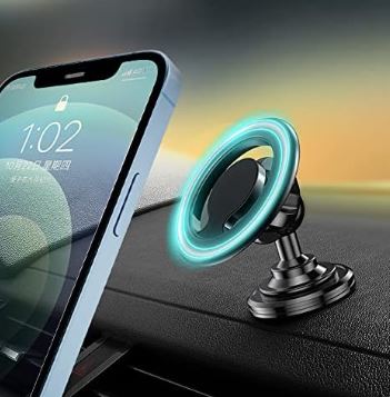 360° Magnetic Car Phone Holder – Strong Grip, Full Rotation