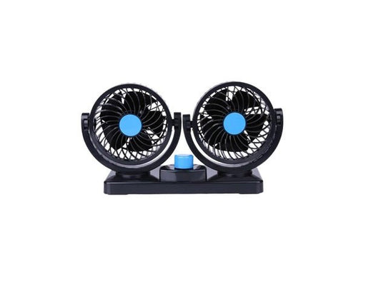 Portable Car Fan – 360° Cooling Airflow for Backseat Comfort