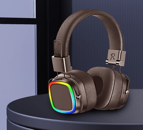 Stereo Headset V5.3 with Bluetooth, Noise Cancellation, and Mic